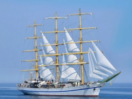 Парусник Херсонес. Подготовка моряков на парусных судах