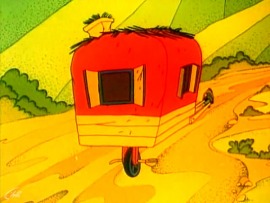 Кибиточка на одном колесе