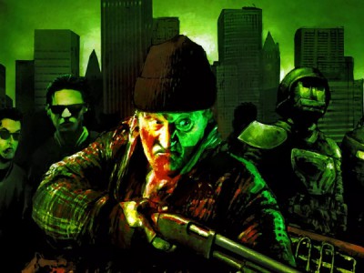 Бомж с дробовиком