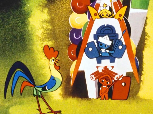 Петух и краски