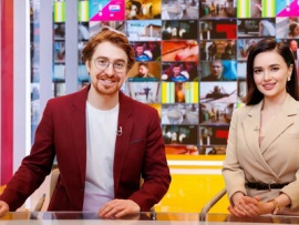 Утренний эфир телеканала Поехали!