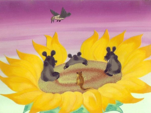 Тигренок на подсолнухе (6)